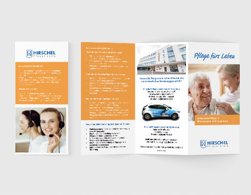 Flyer Pflegedienst