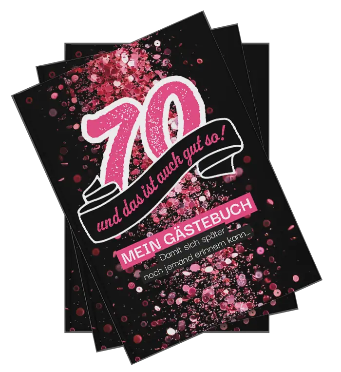 Gästebuch 70. Geburtstag