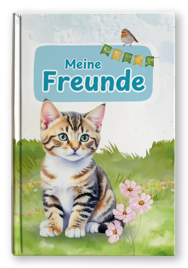 Freundebuch-Katze