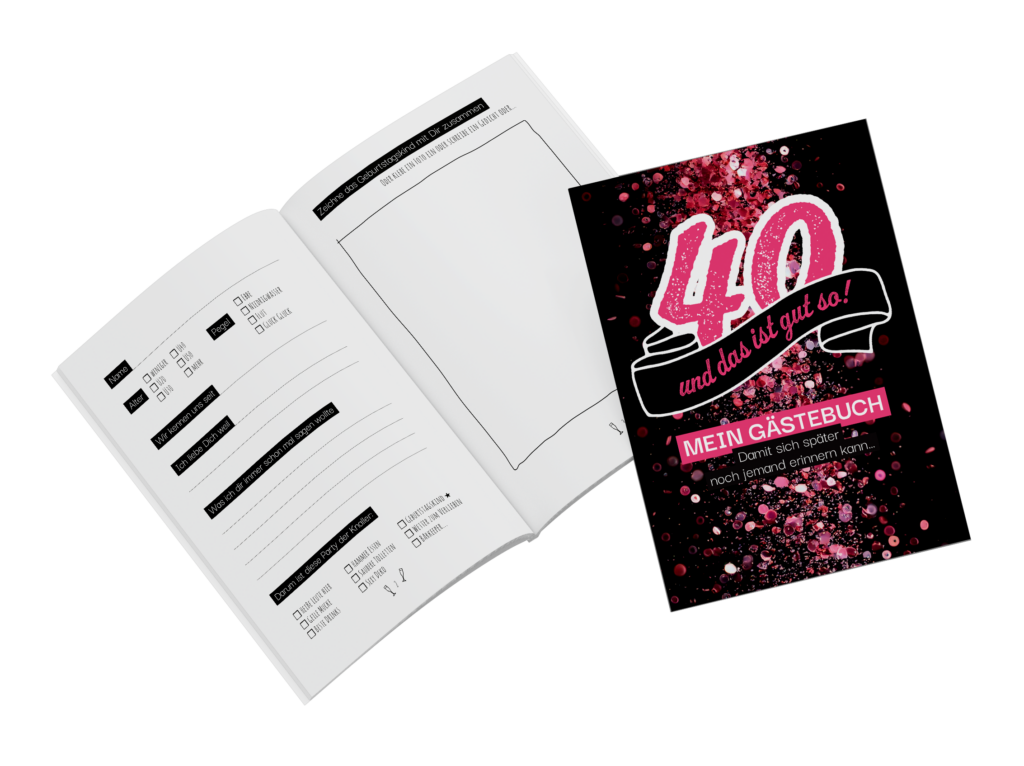 Gästebuch zum 40. Geburtstag.