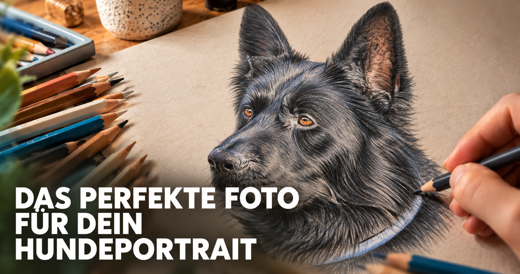 Mehr über den Artikel erfahren Hundeportrait nach Foto: Die perfekte Vorlage