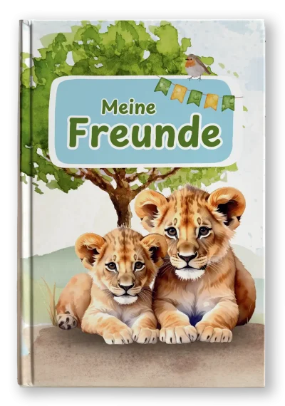 Freundebuch-Löwe