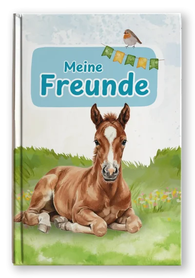 Freundebuch-Pferd