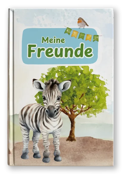Freundebuch Zebra